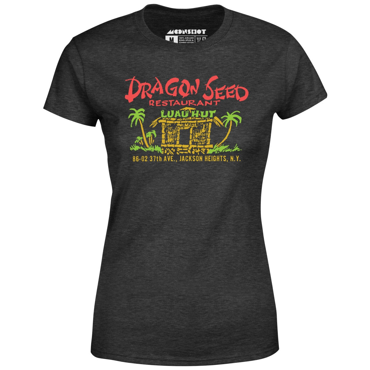 Dragon Seed Luau Hut - Jackson Heights, NY - Vintage Tiki Bar - Women's T-Shirt