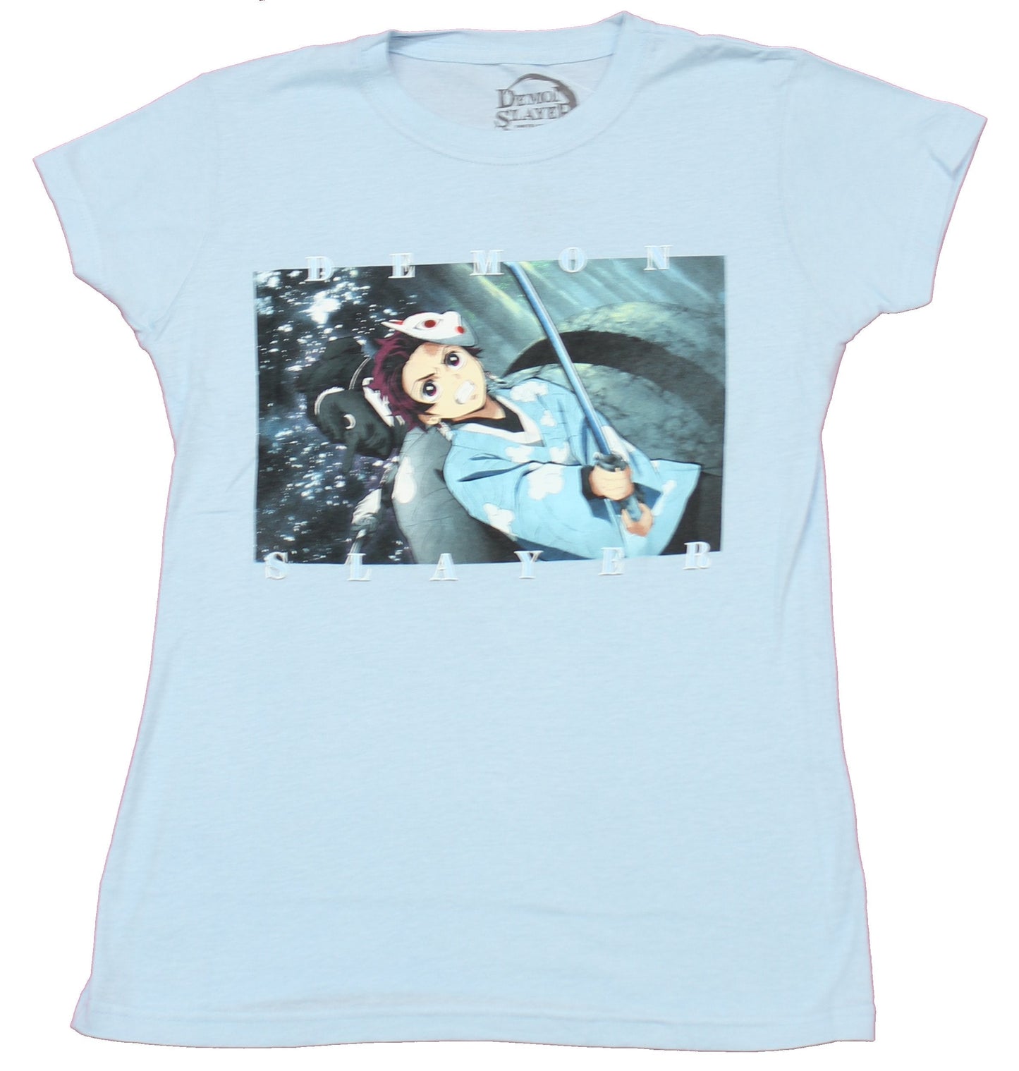 Demon Slayer Girls Juniors T-Shirt - Kimetsu No Yaiba Tanjiro Photo Box