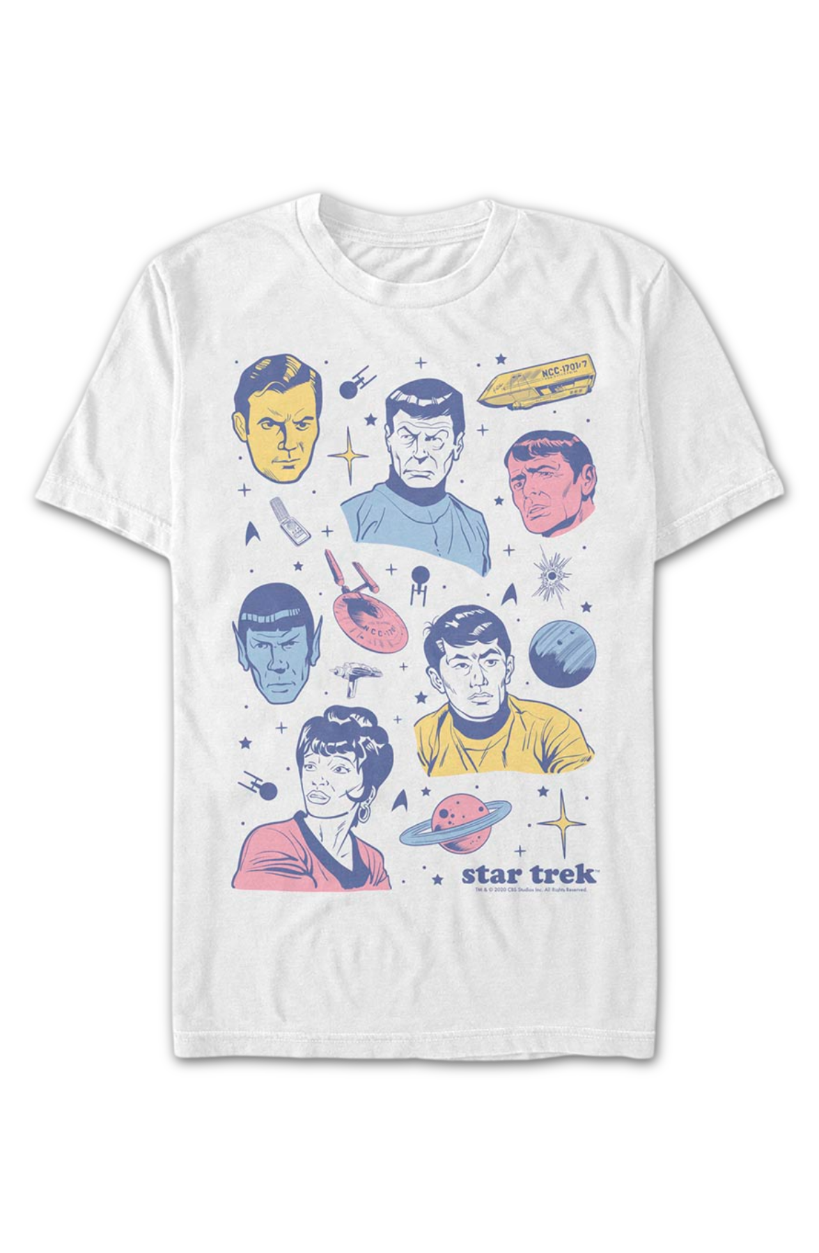 Enterprise Crew Collage Star Trek T-Shirt