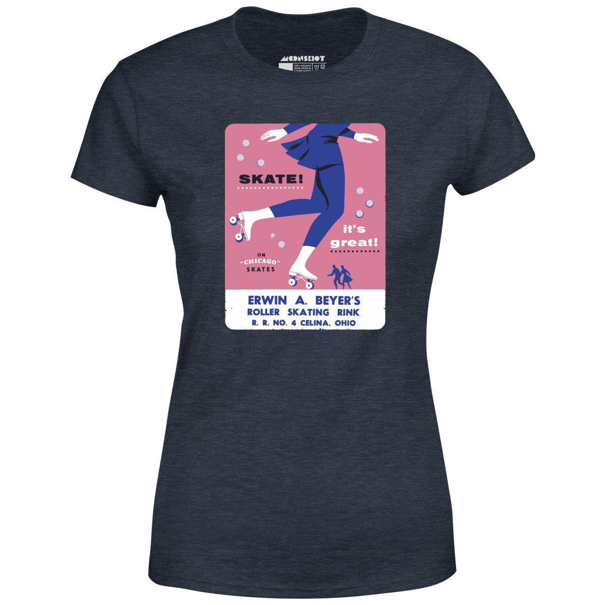 Erwin A. Beyer's - Celina, OH - Vintage Roller Rink - Women's T-Shirt