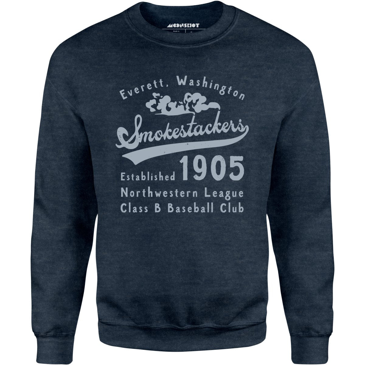 Everett Smokestackers - Washington - Vintage Defunct Baseball Teams - Unisex Sweatshirt