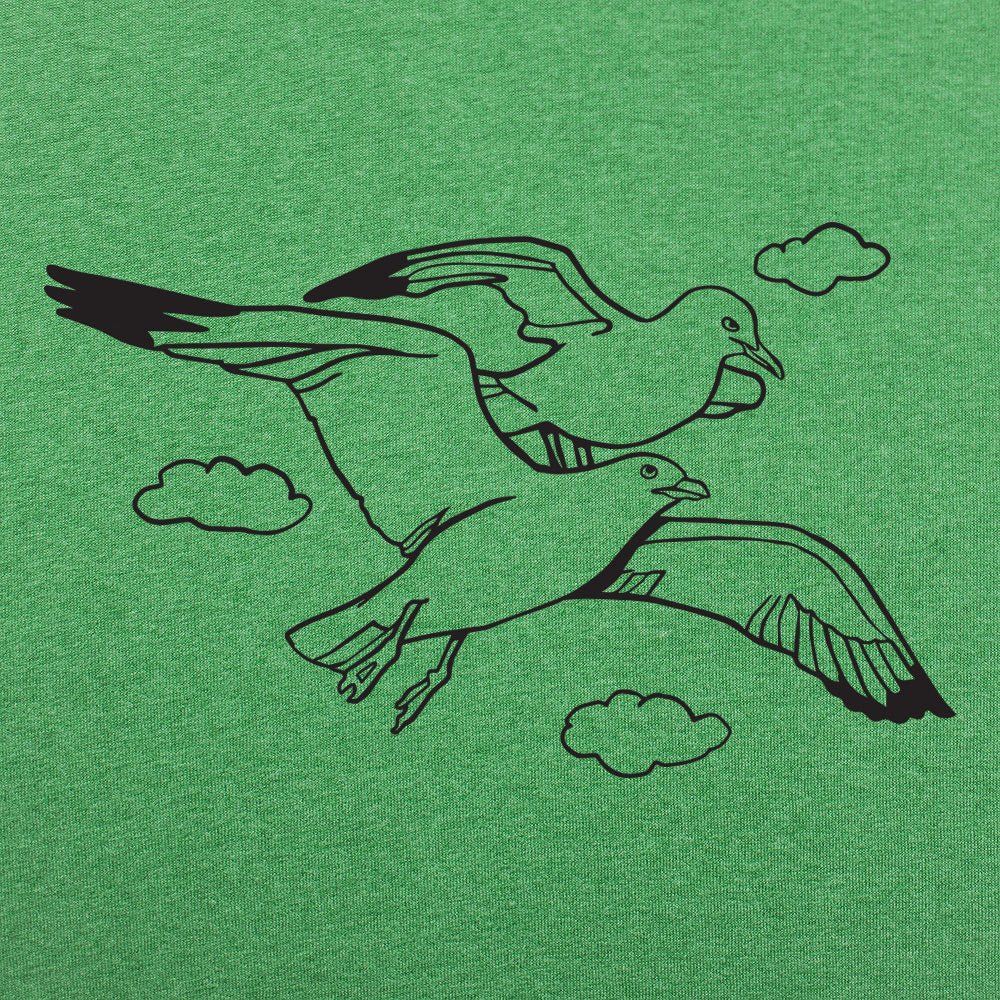 Flying Gulls