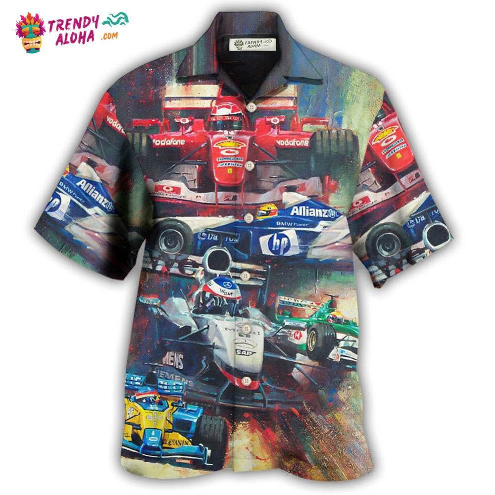 Formula One Car Racing Amazing Unstoppable Hawaiian Shirt - Trendy Aloha