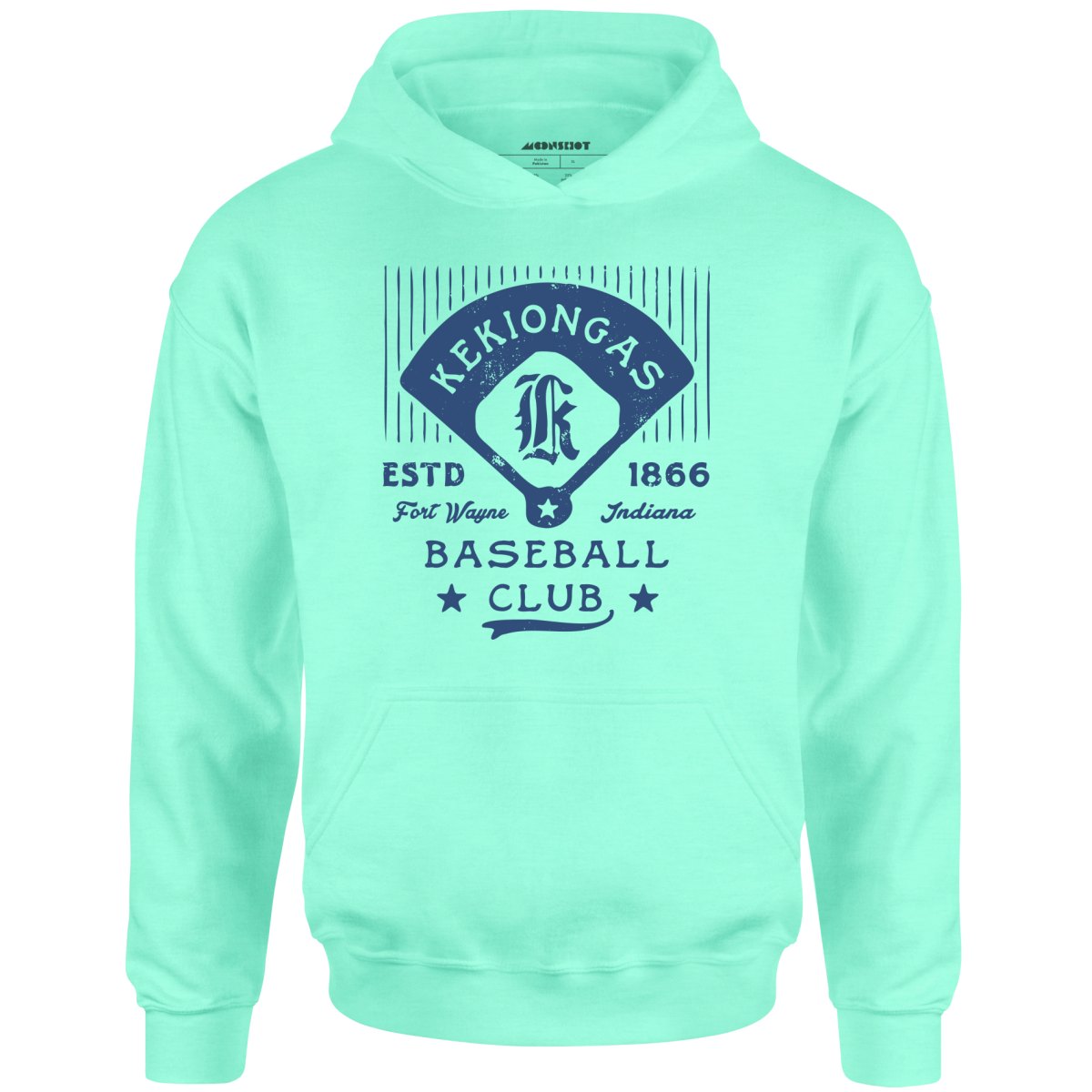 Fort Wayne Kekiongas - Indiana - Vintage Defunct Baseball Teams - Unisex Hoodie