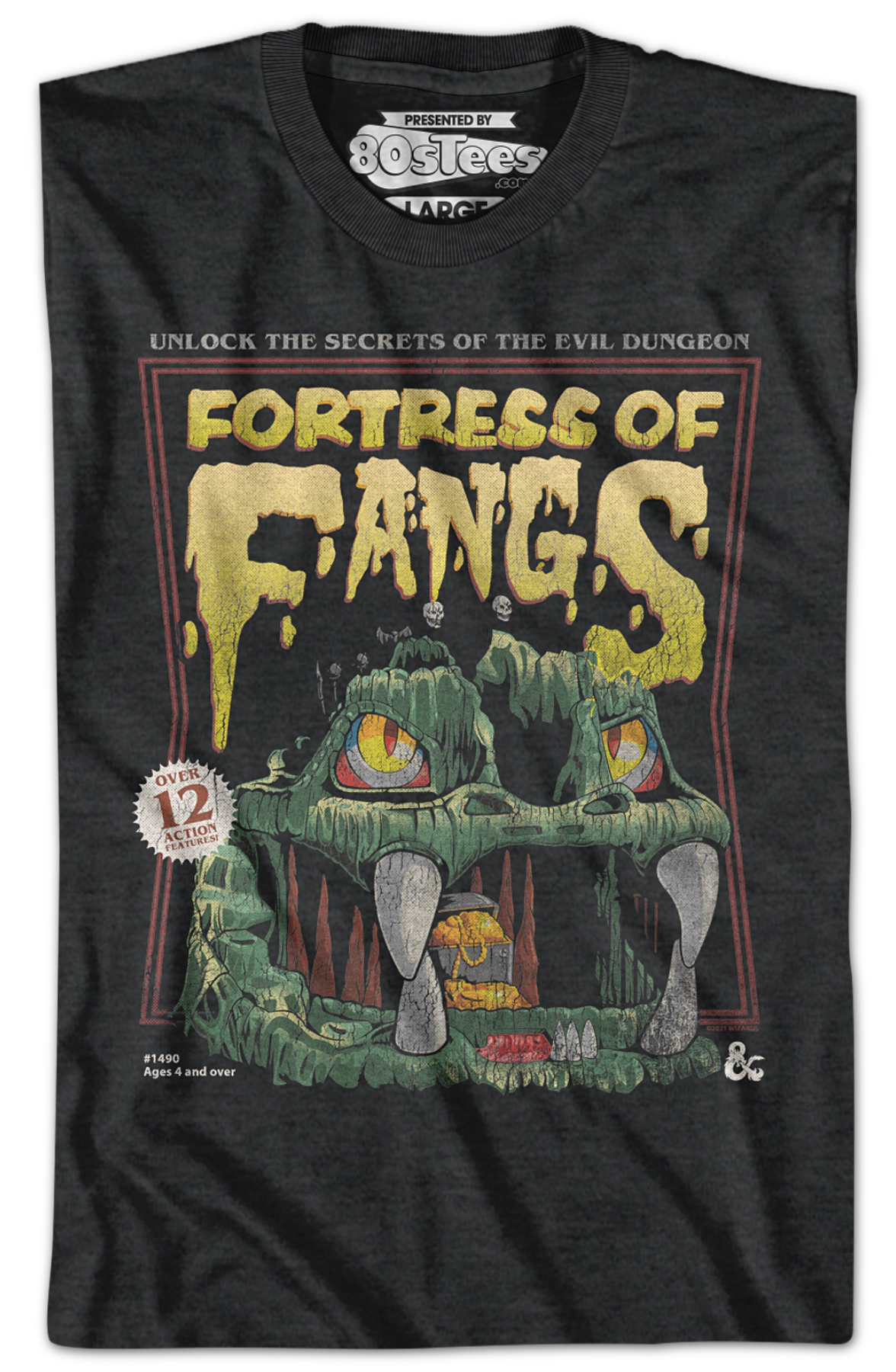 Fortress Of Fangs Poster Dungeons & Dragons T-Shirt
