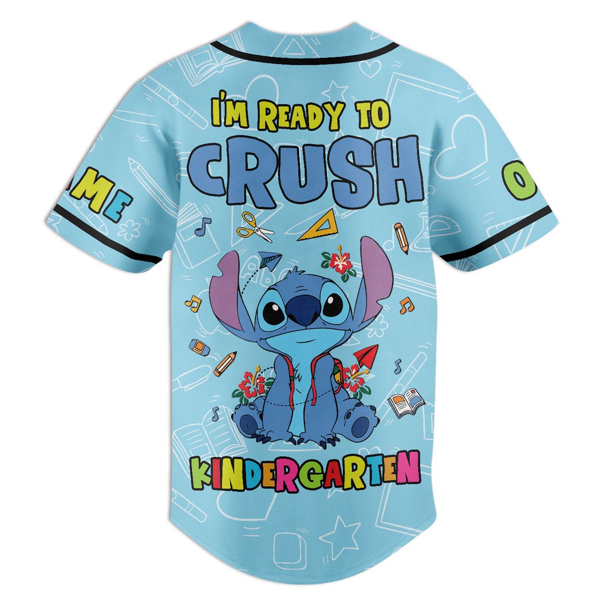 Funny Blue Aline Custom Name & Number Baseball Jersey