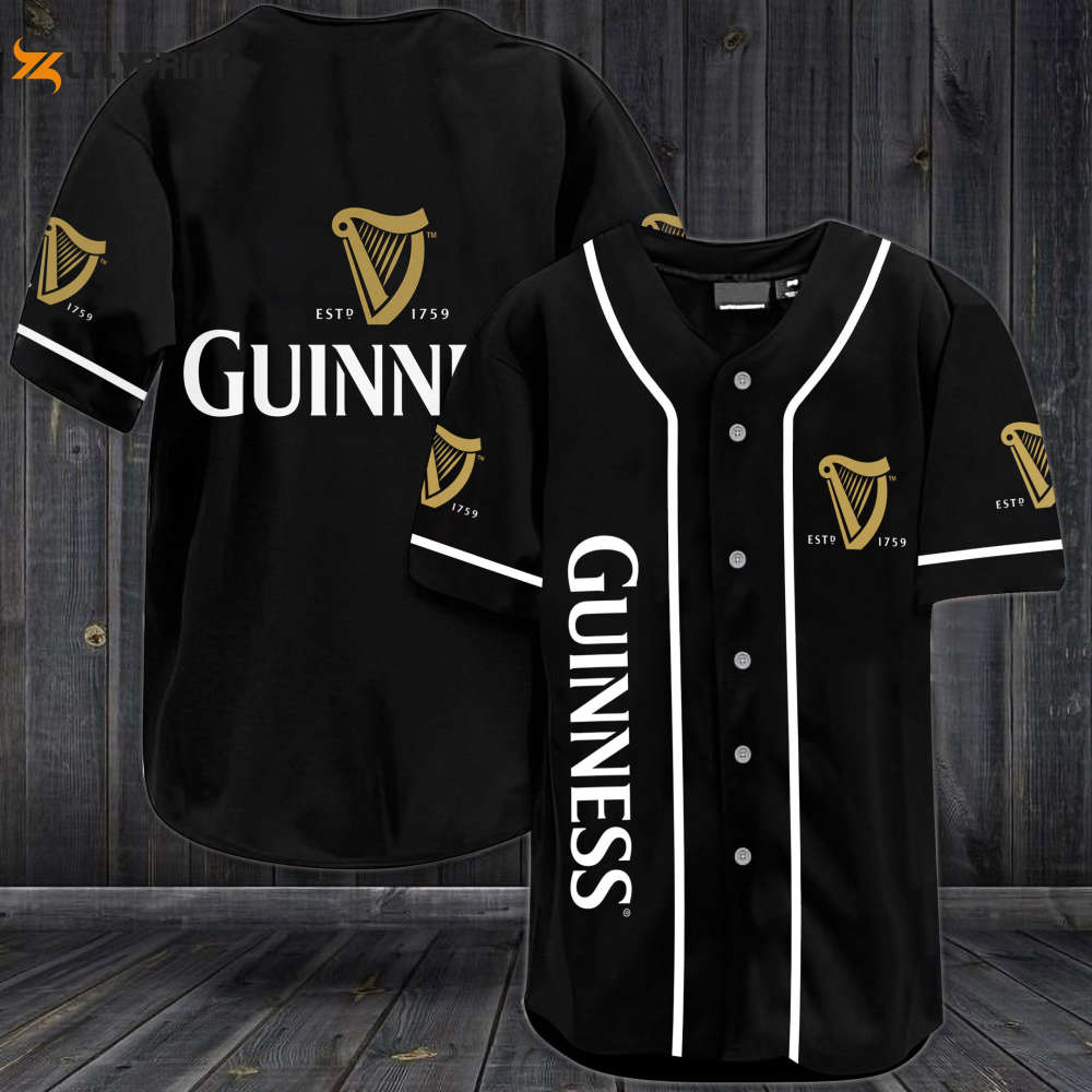 Guinness Beer Baseball Jersey - lylyprint.com