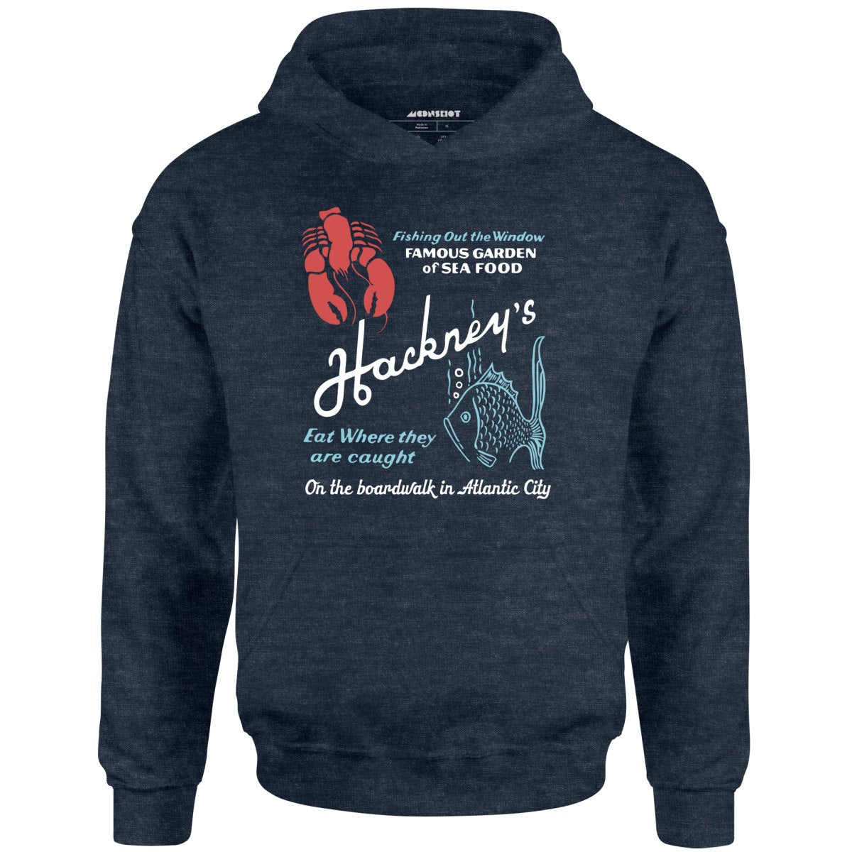 Hackney's - Atlantic City, NJ - Vintage Restaurant - Unisex Hoodie