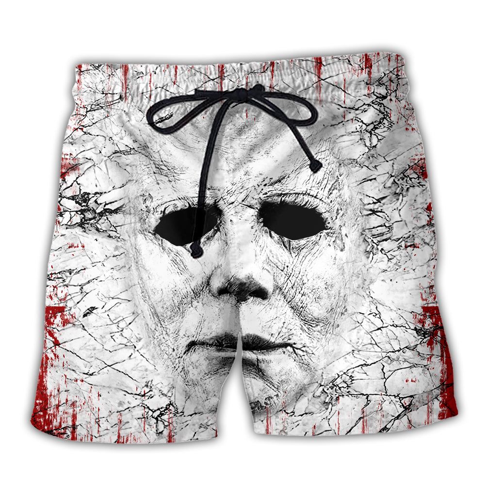 Halloween - Horror No Lives Matter Trendy Aloha Hawaiian Beach Shorts