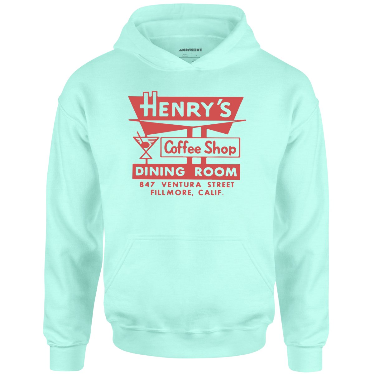 Henry's - Fillmore, CA - Vintage Restaurant - Unisex Hoodie