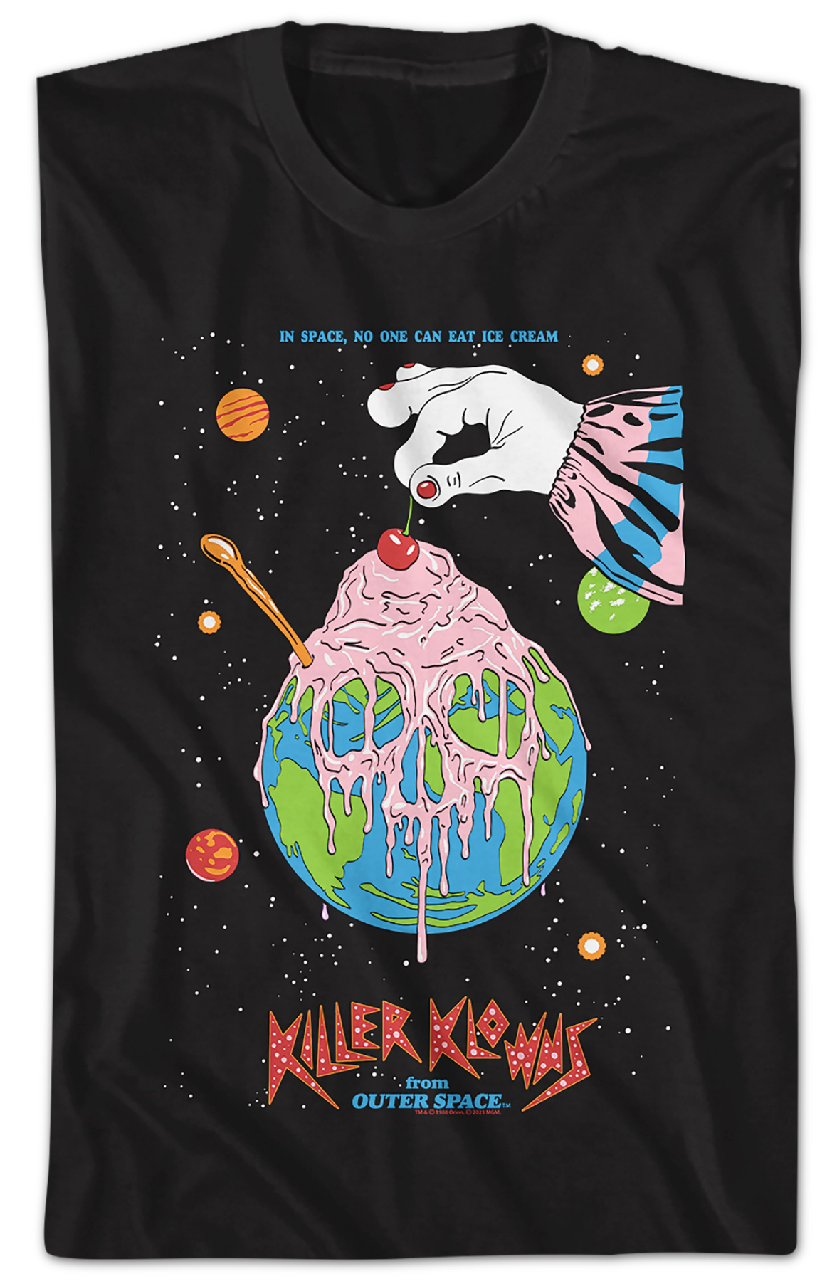 Ice Cream Poster Killer Klowns From Outer Space T-Shirt