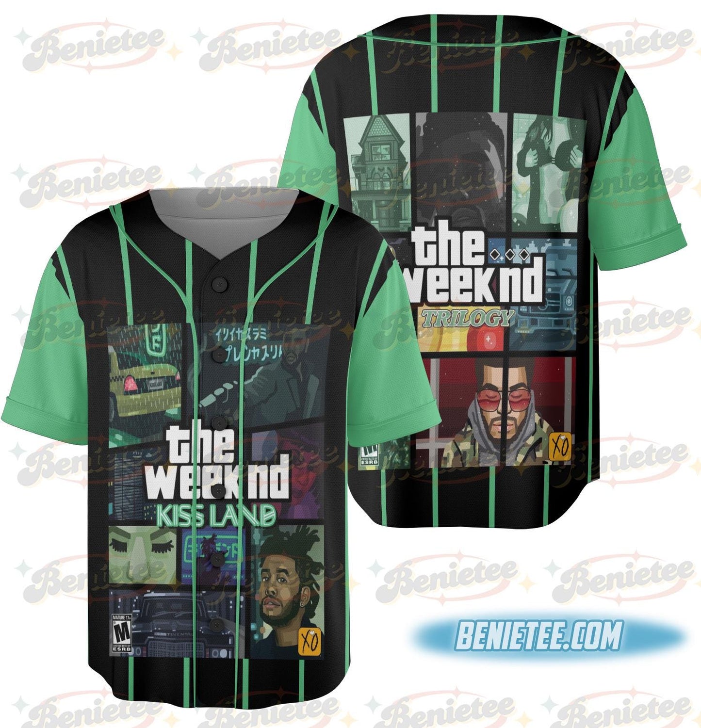 The Weeknd XO Tour 2025 BAseball Jersey