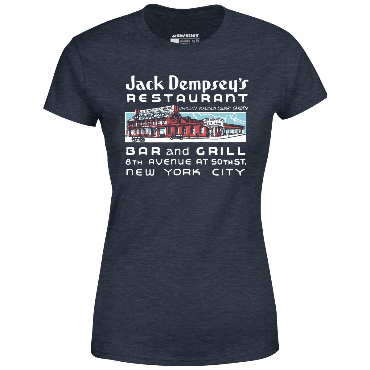 Jack Dempsey's v2 - Manhattan, NY - Vintage Restaurant - Women's T-Shirt