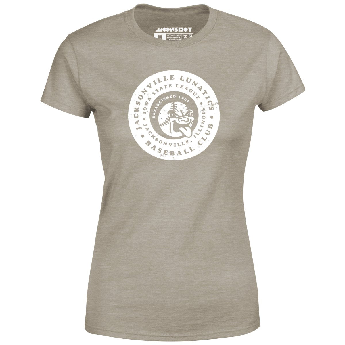 Jacksonville Lunatics - Illinois - Vintage Defunct Baseball Teams - Women's T-Shirt