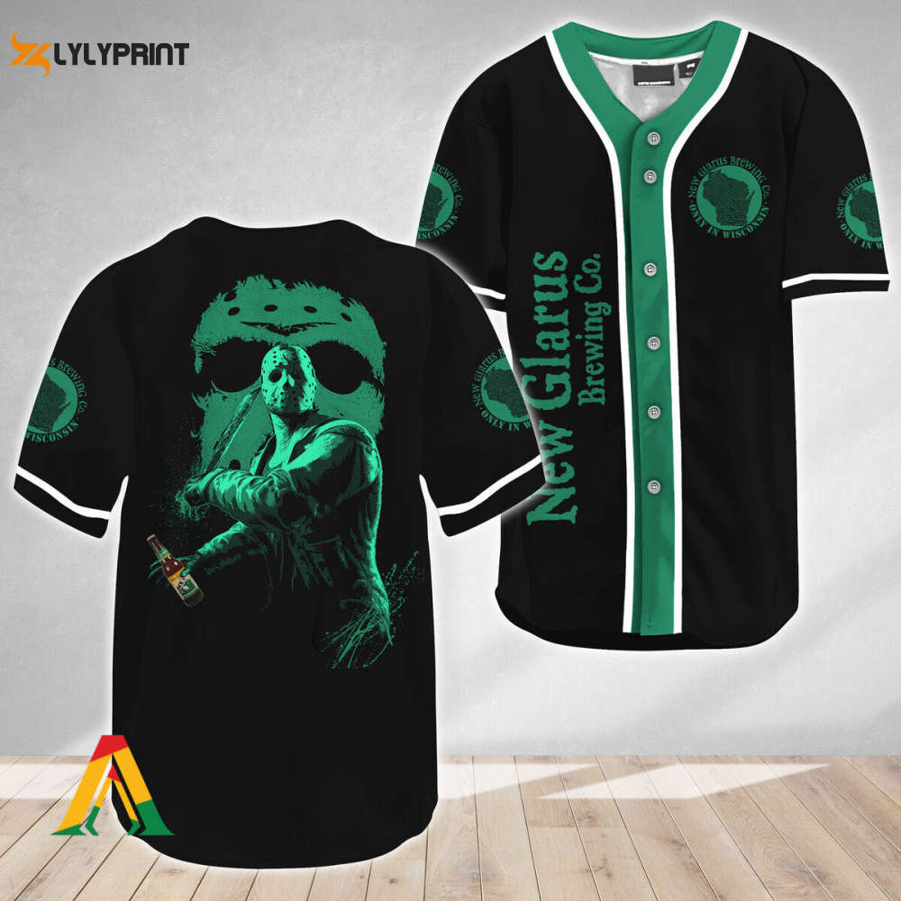 Jason Voorhees Friday The 13th New Belgium Baseball Jersey - Gift for Men Women - lylyprint.com