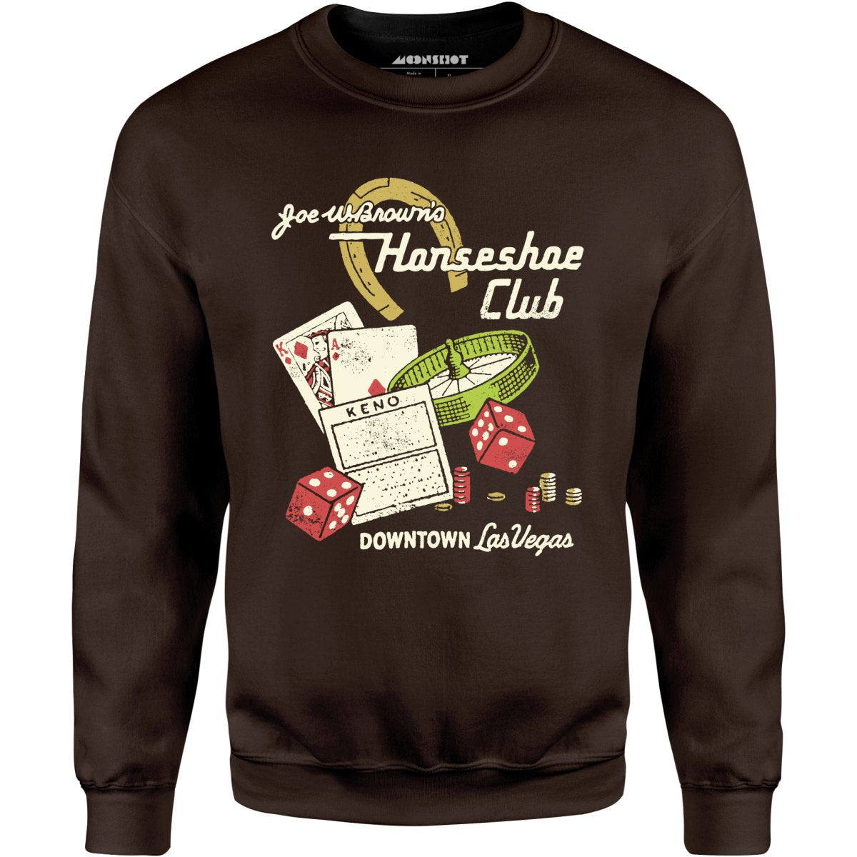 Joe W. Brown's Horseshoe Club - Vintage Las Vegas - Unisex Sweatshirt