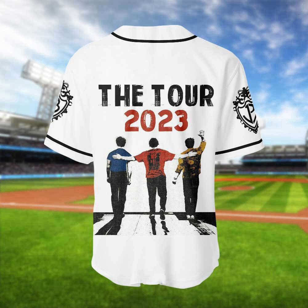 Jonas Brothers Tour 2023 Baseball Jersey: 5 Album Concert Shirt Joe Jonas Merch - Perfect Gift for Fans! - Aopprinter