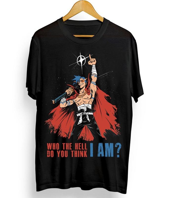 kaminan new T-Shirt S-4XL,tengen toppa gurren lagann,gurren lagann,anime,manga,shirt Hoodie, Sweatshirt | InkThreadWorks.com