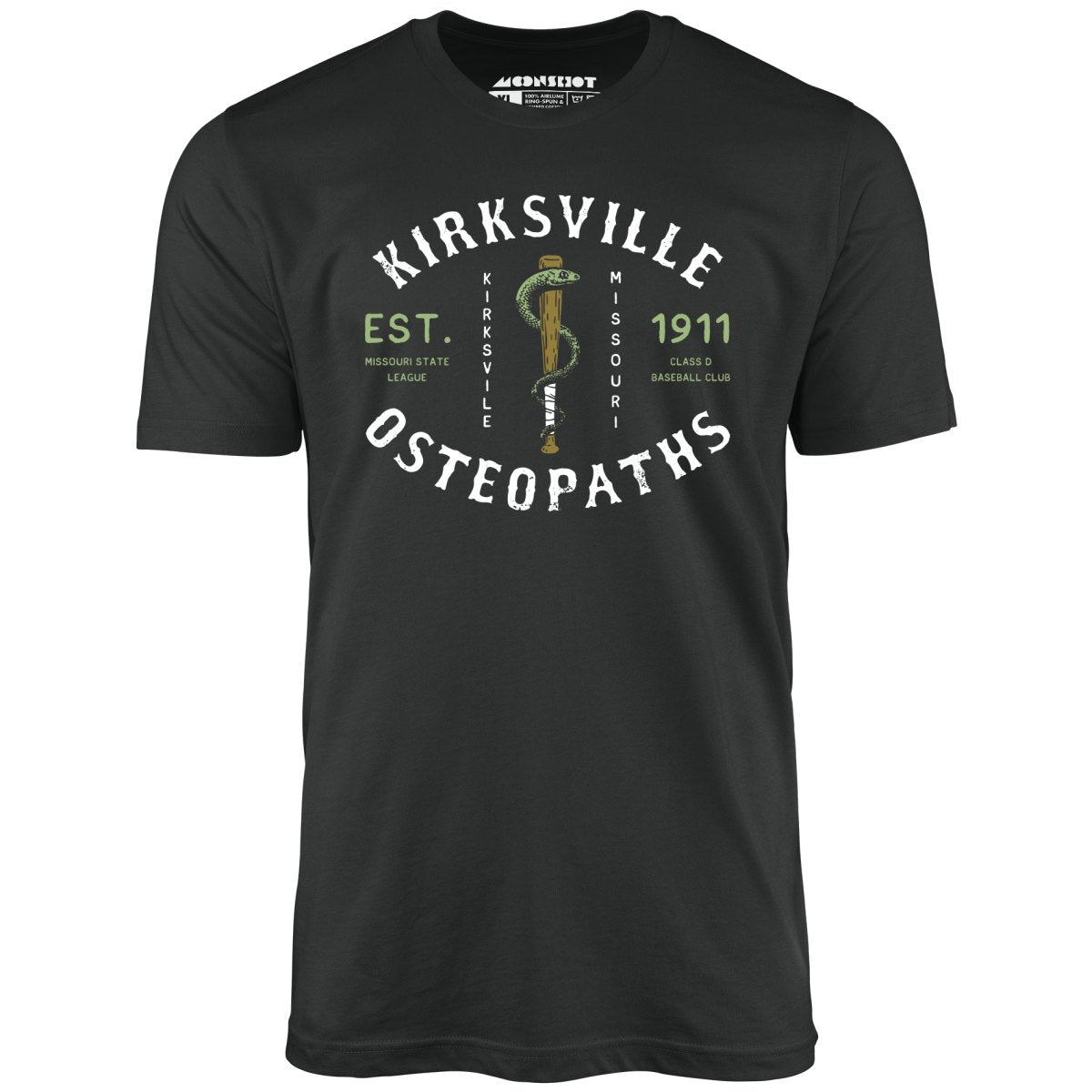 Kirksville Osteopaths - Missouri - Vintage Defunct Baseball Teams - Unisex T-Shirt