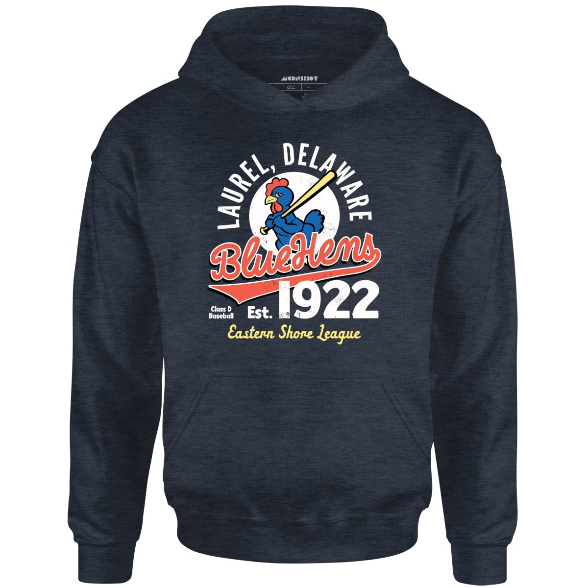 Laurel Blue Hens - Delaware - Vintage Defunct Baseball Teams - Unisex Hoodie