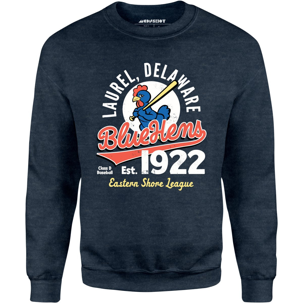 Laurel Blue Hens - Delaware - Vintage Defunct Baseball Teams - Unisex Sweatshirt
