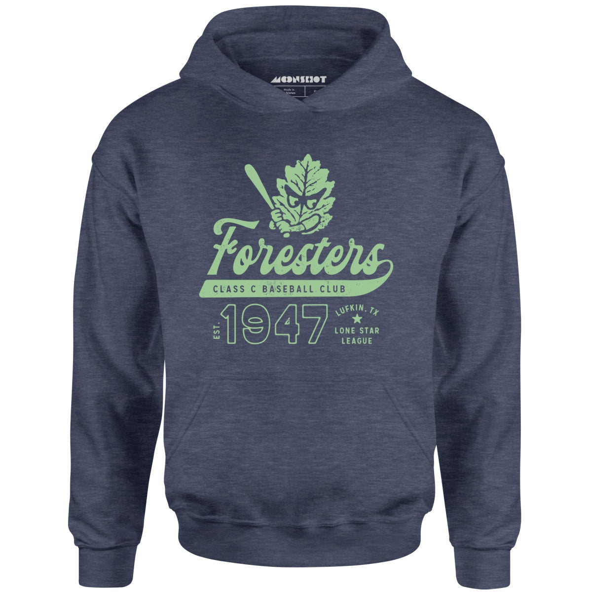 Lufkin Foresters - Texas - Vintage Defunct Baseball Teams - Unisex Hoodie