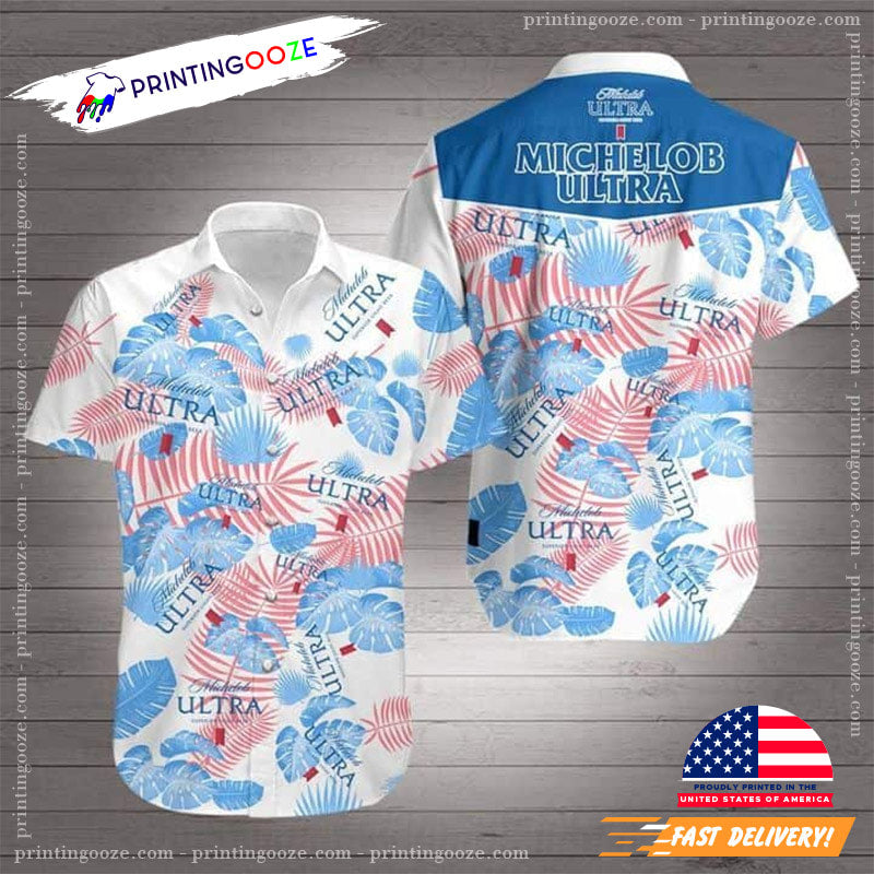 Michelob Ultra Light Hawaiian Shirt