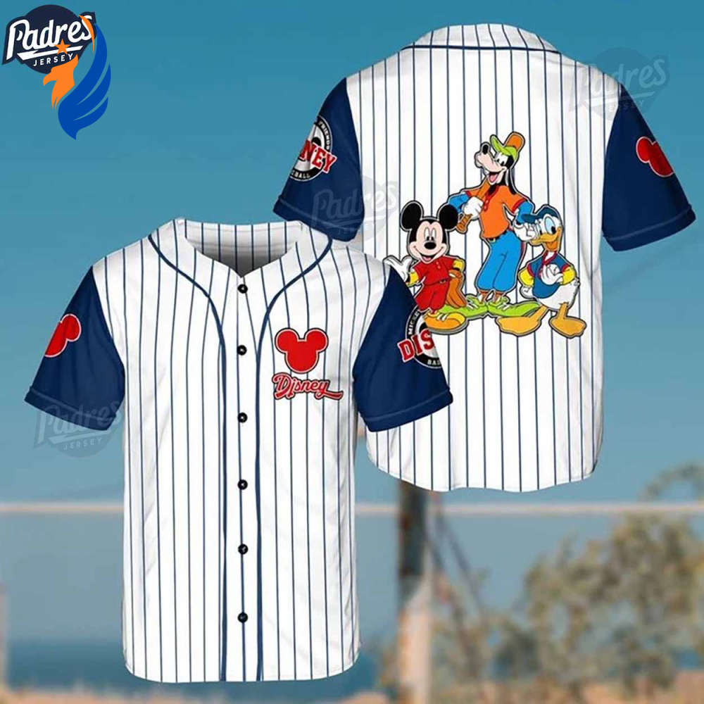 Show Your Team Spirit with Mickey and Friends Disney Baseball Jersey - Exclusive Collection! - Bafud