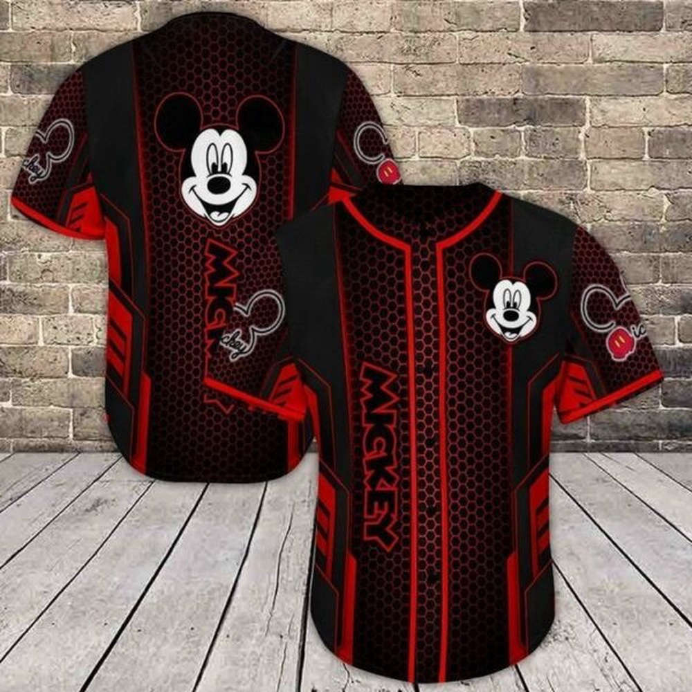 Mickey Mouse Disney Hive Lover Gift Baseball Jersey - Disney Fan Favorite! - Bafud
