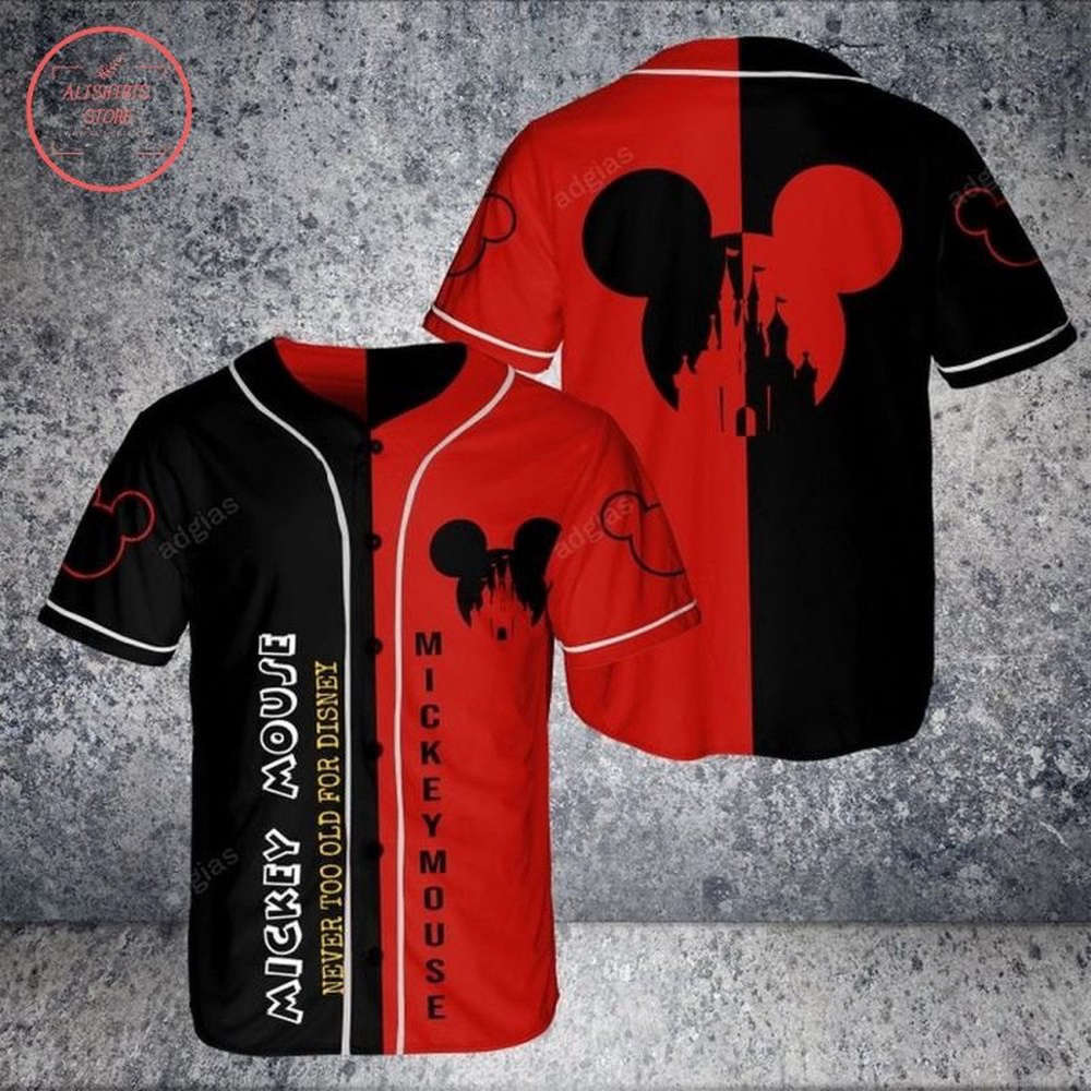 Mickey Mouse Happy Halloween Gift: Disney Baseball Jersey - Spooky Surprise for Disney Fans! - Bafud