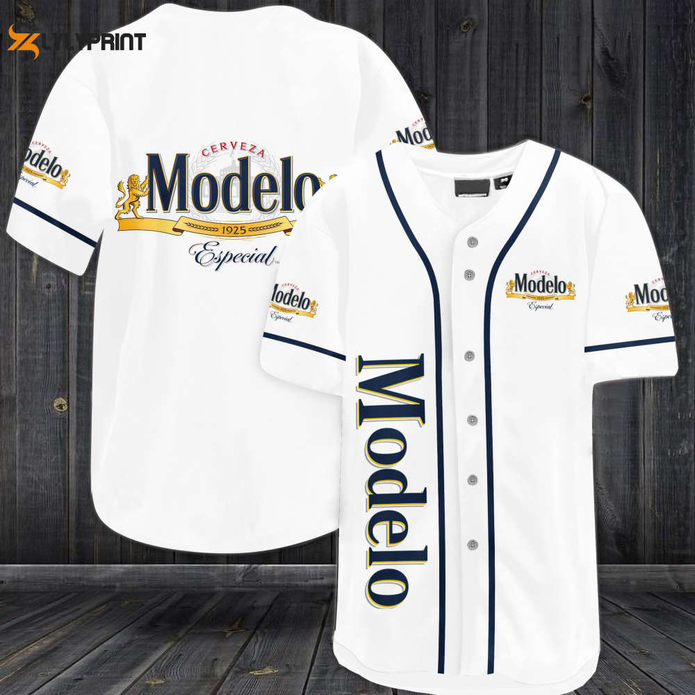 Modelo Cerveza Beer Baseball Jersey - lylyprint.com