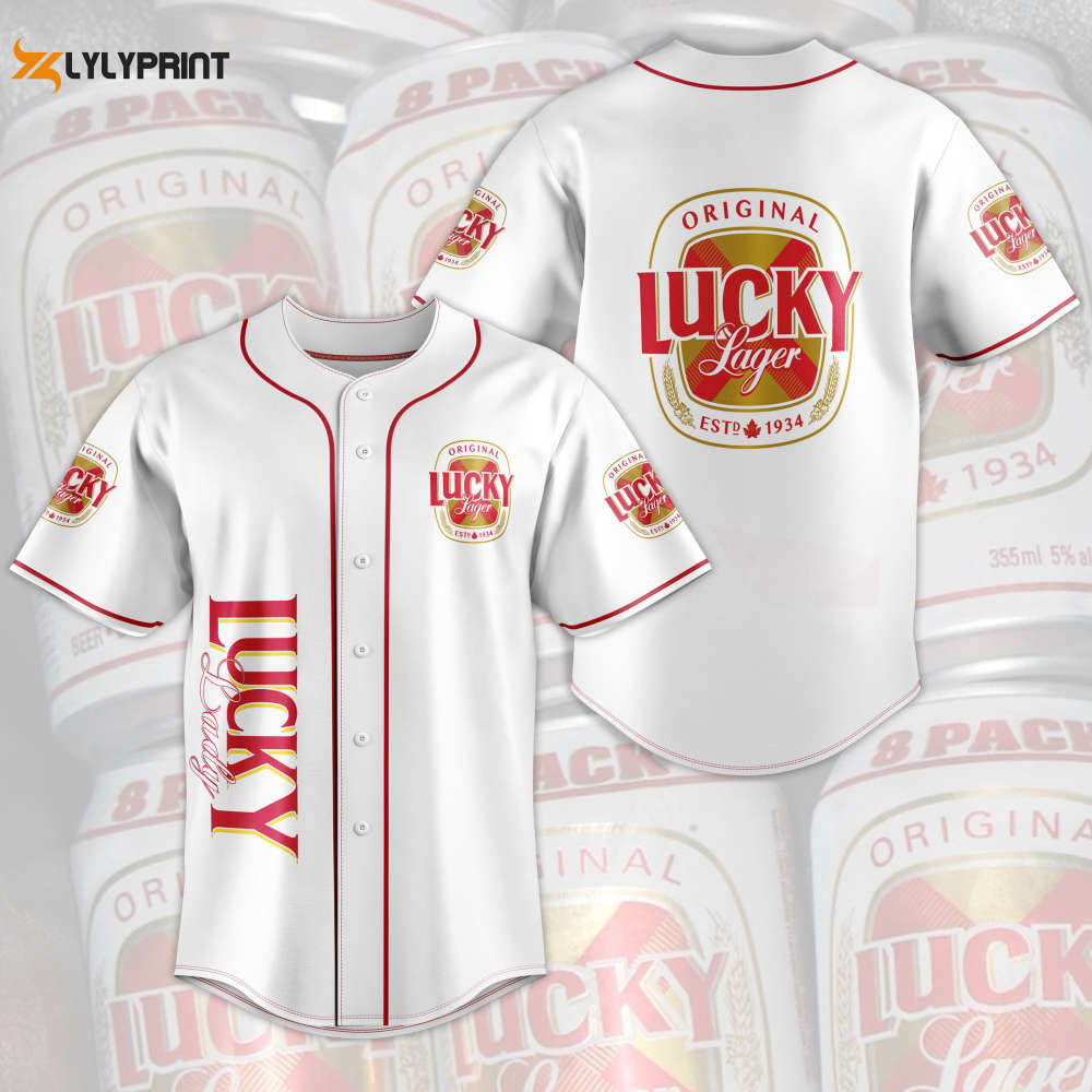 Original Lucky Lager Baseball Jersey - lylyprint.com