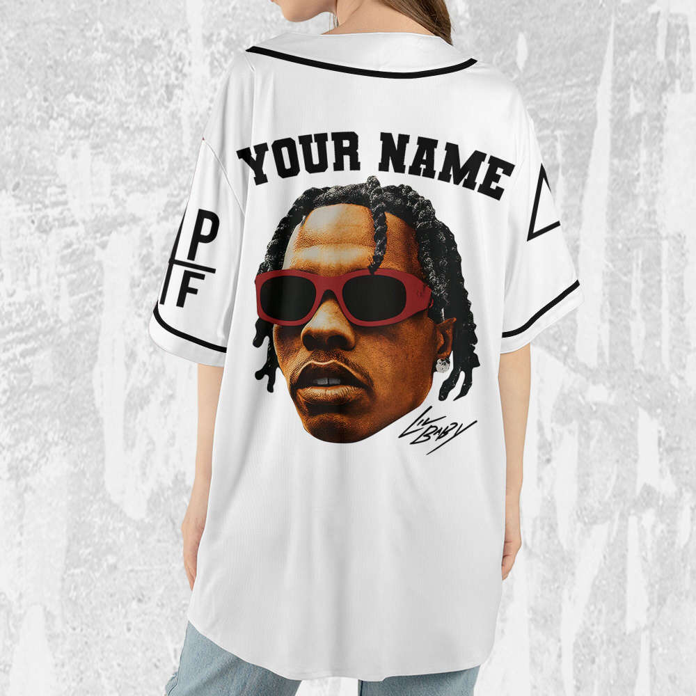 Personalize Vintage Lil Baby Jersey, Lil Baby Baseball Jersey, Lil Baby Rap Jersey - lylyprint.com