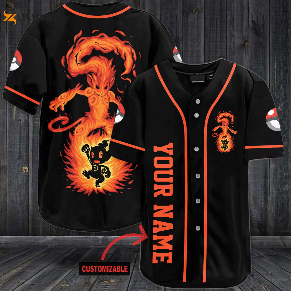 Personalized Infernape Baseball Jersey - lylyprint.com
