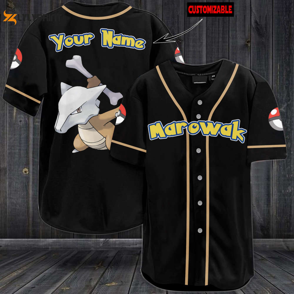 Personalized Marowak Baseball Jersey - lylyprint.com