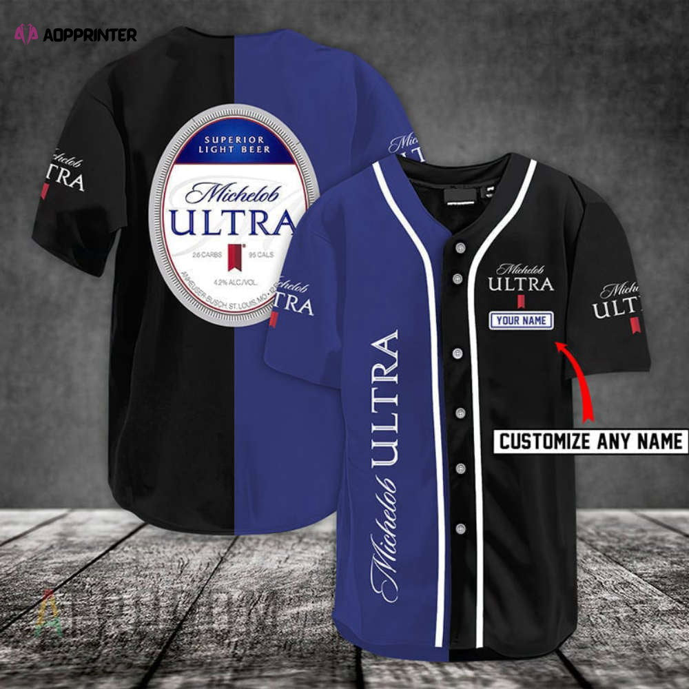 Personalized Michelob Ultra Baseball Jersey