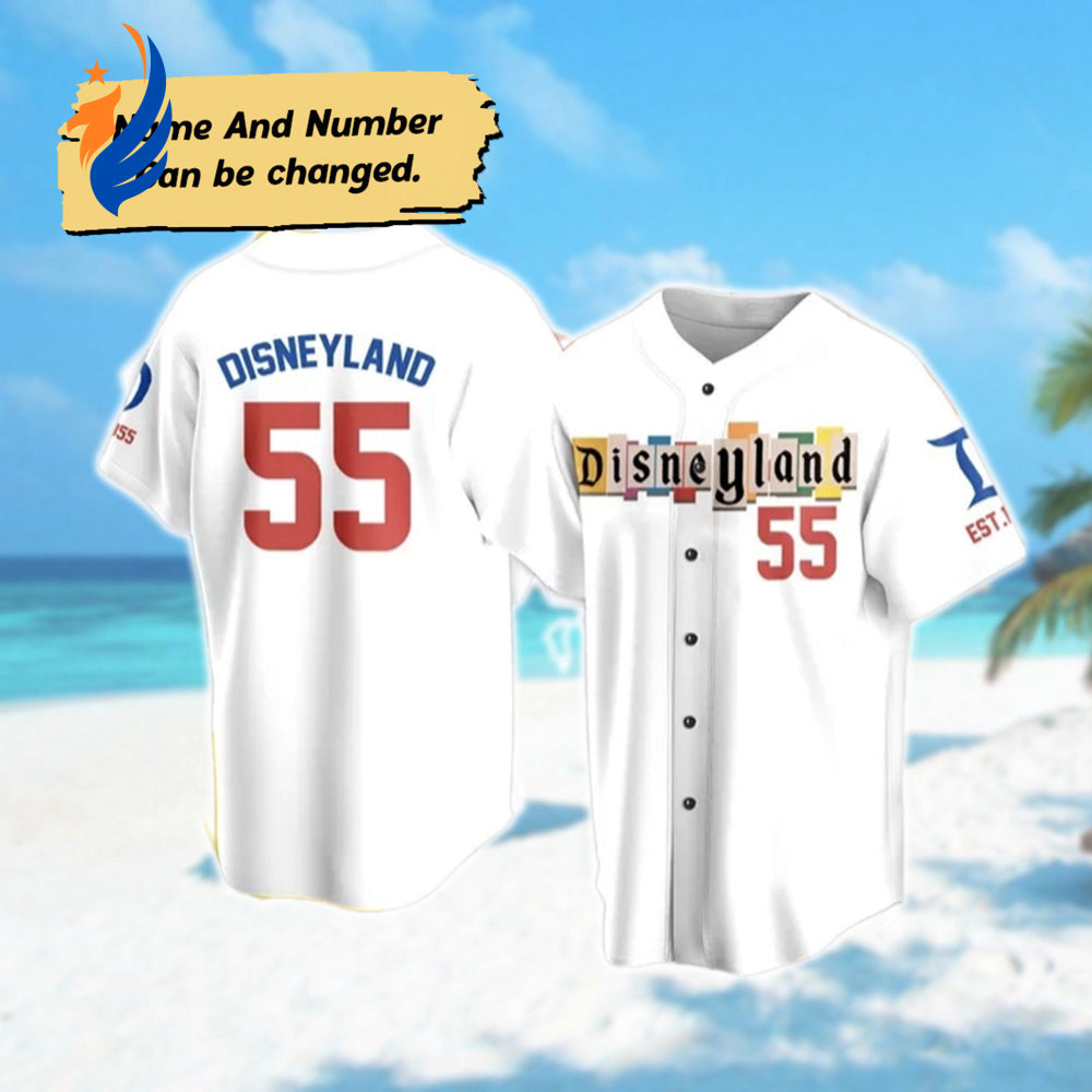Custom Mickey & Friends Baseball Jersey - Minnie Team Shirt for Magic Kingdom Family Trip - Bafud