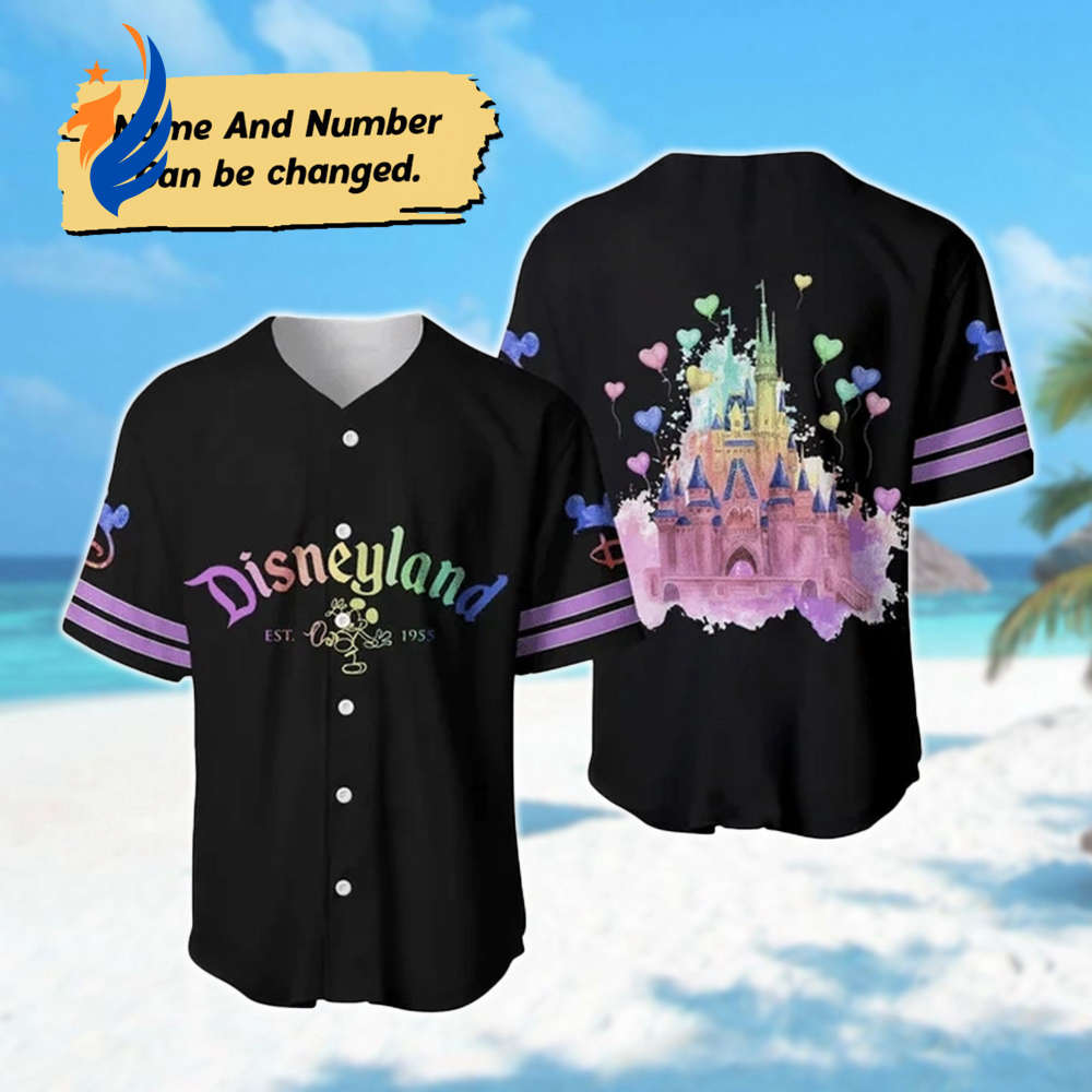 Personalized Mickey And Friends Baseball Jersey - Cartoon Character & Magic Kingdom Trip Shirt - Bafud