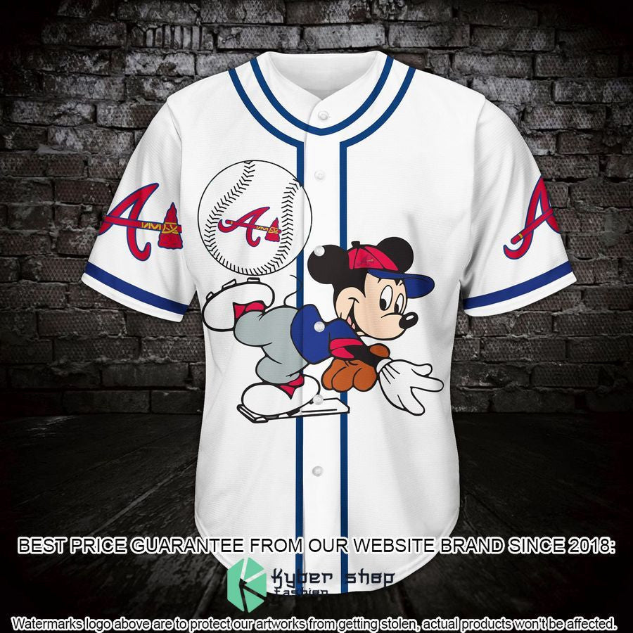Stand out with Personalized Mickey Mouse AB Baseball Jersey NDQ - Customizable & Authentic Gear - Bafud