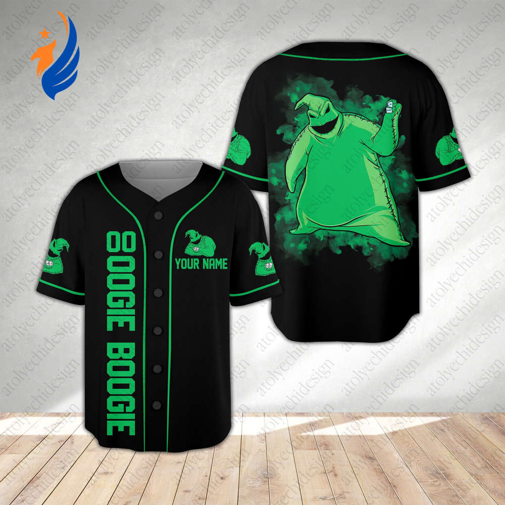 Custom Personalized Oogie Boogie Baseball Jersey - Villains Disney Magical Kingdom - Youth & Adult Sizes - Bafud