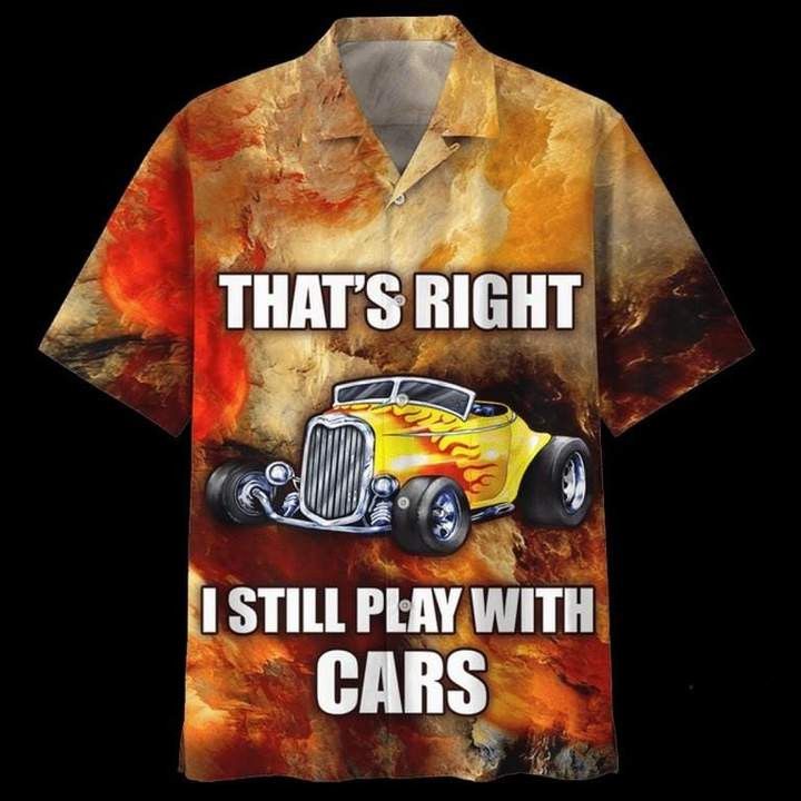 Play With Cars Hot Rod Trendy Hawaiian Shirt