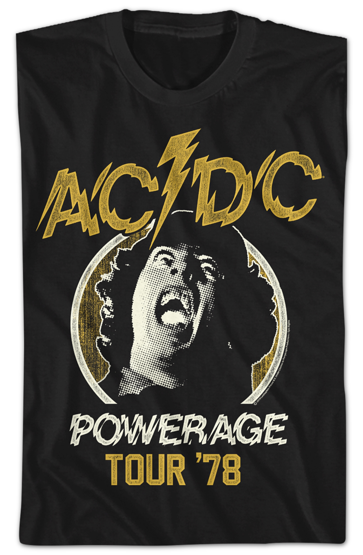 Powerage Tour '78 ACDC Shirt