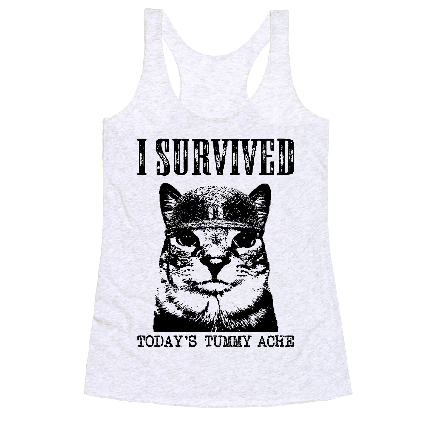 Tummy Ache Survivor Racerback Tank