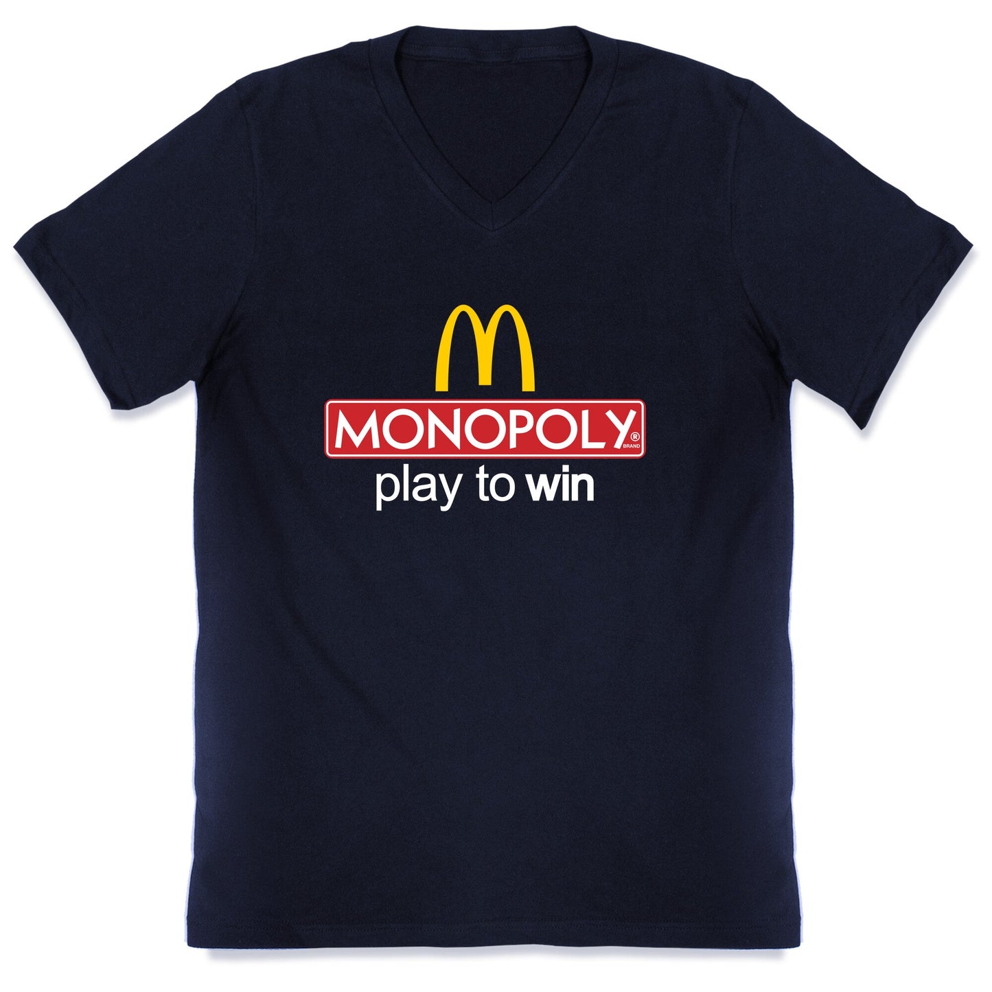 McDonalds Monopoly V-Neck