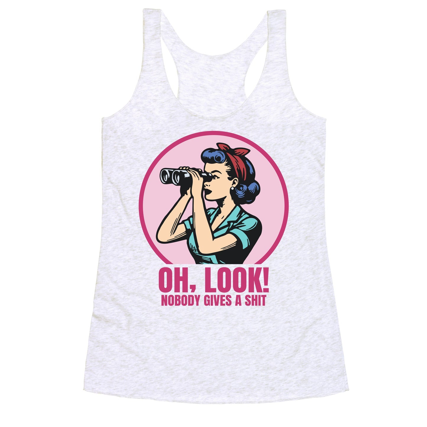 Nobody Gives A Shit Racerback Tank