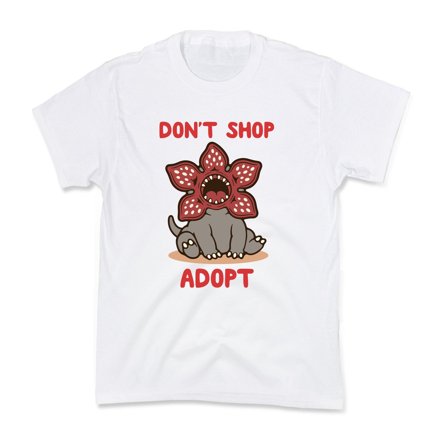 Dont Shop Adopt Demogorgon Kids Tee
