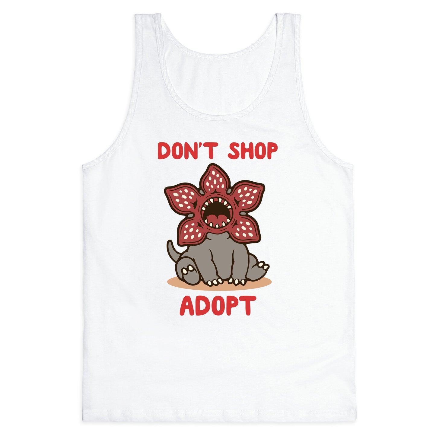 Dont Shop Adopt Demogorgon Tank Top