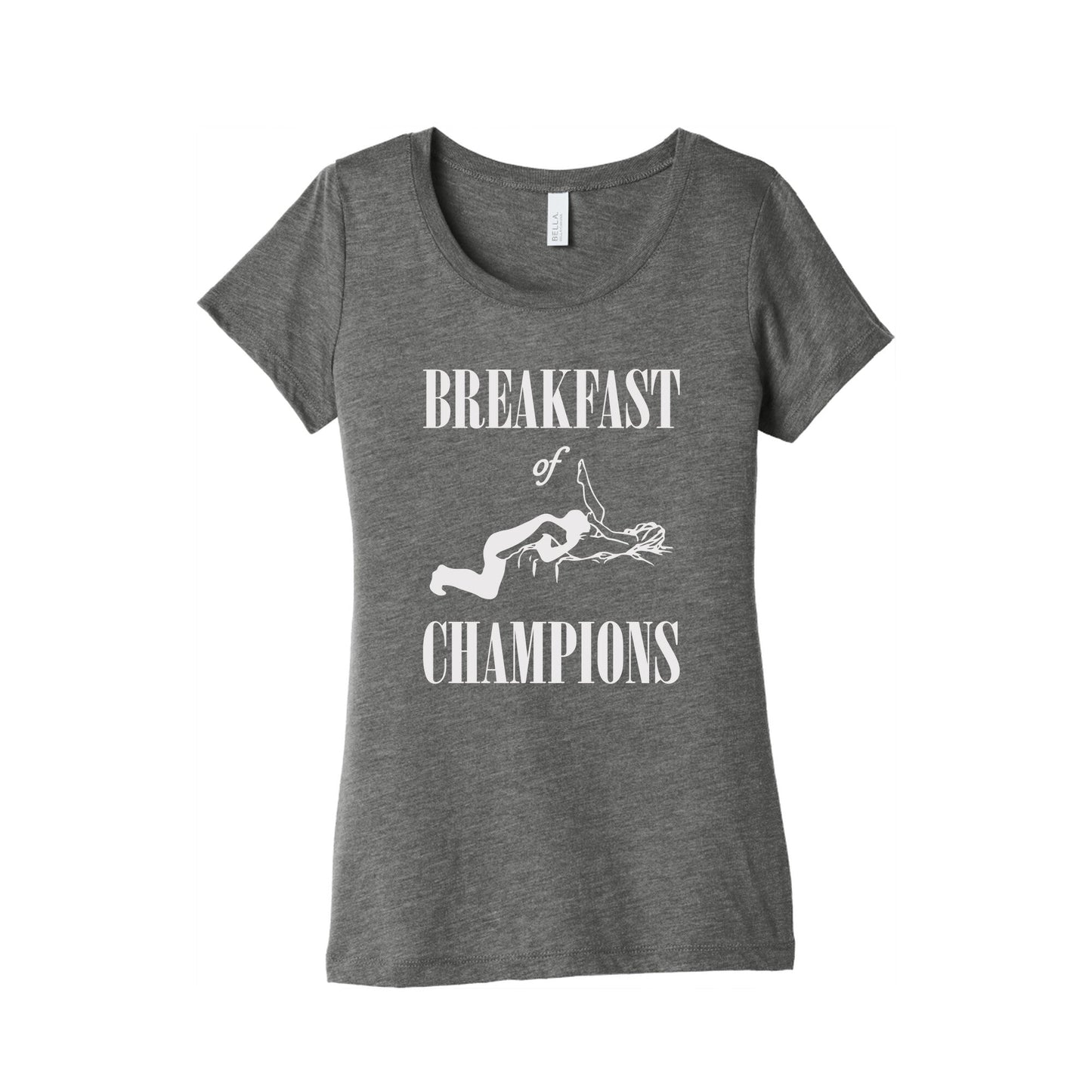 Breakfast Of Champnions Womens Triblend Tee