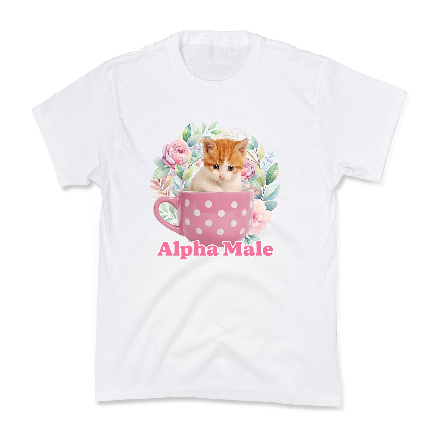 Alpha Male Kitten Kids Tee