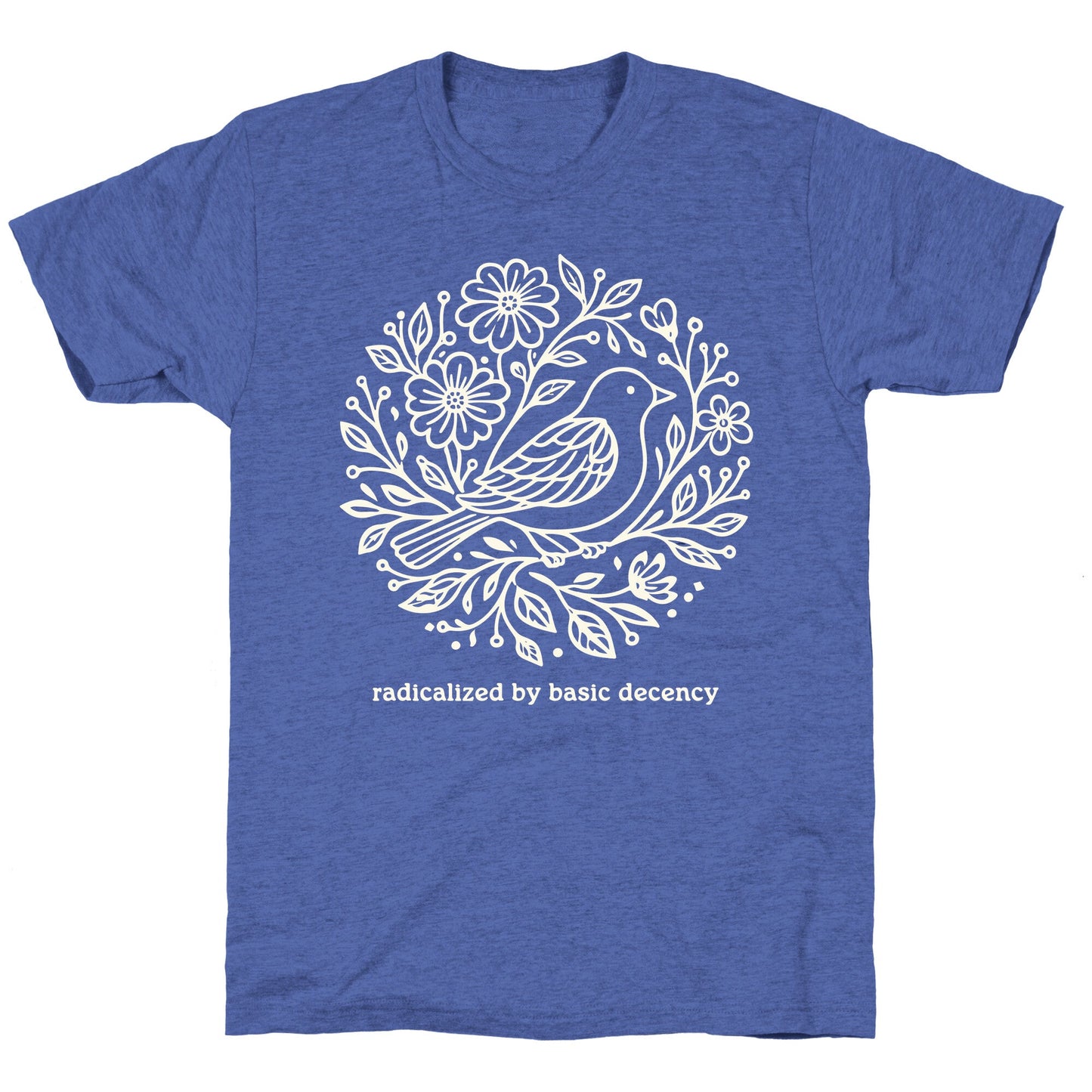 Radicalized By Basic Decency Unisex Triblend Tee
